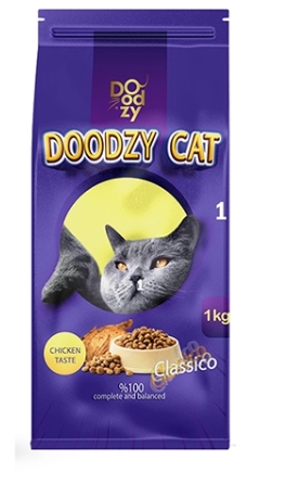 [8000248] Doodzy - Dry Food - For Adult Cats - 1 kg - Chicken