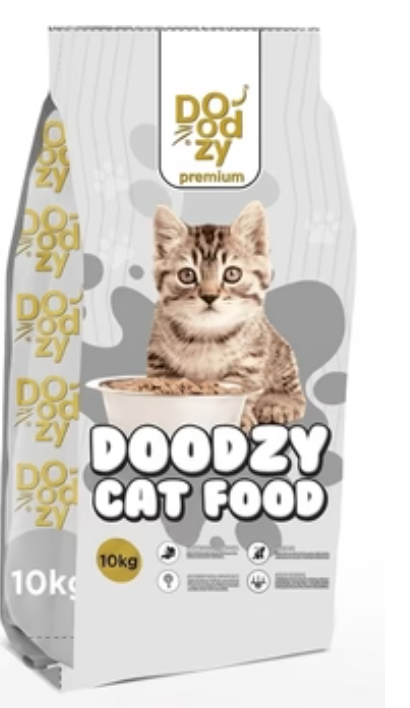 [8000249] Doodzy - Dry Food - For Adult Cats - 10 kg - Premium