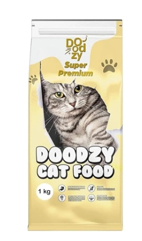 [8000252] Doodzy - Dry Food - For Adult Cats - 1 kg - Super Premium