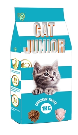 [8000254] Doodzy - Dry Food - For Junior Cats - 1 kg - Chicken