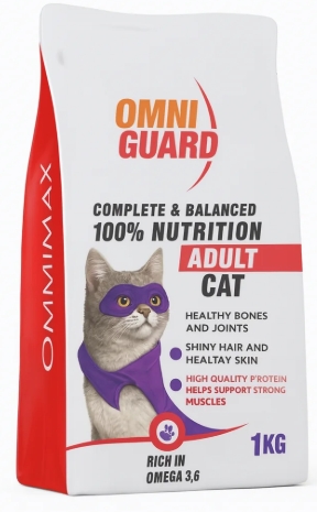 [8000280] Omni Guard - Dry Food - For Adult Cats - 1 kg
