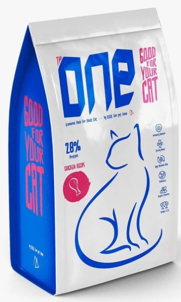 [8000281] One - Economic - Dry Food - For Adult CAts - 1 kg - Chicken