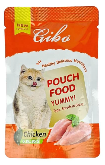 [8000302] gibo - Cat Treat - Pouch 85 gm - Chicken