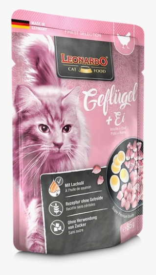 [8000310] Leonardo - Cat Treat - Pouch 85 gm - Adult - Poultry & Egg