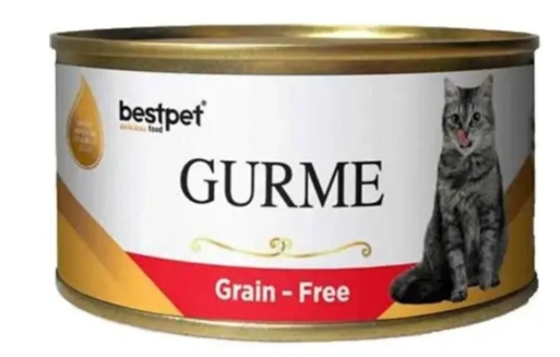 [8000322] Bestpet Gurme - Can 100 gm - For Cats - Beef
