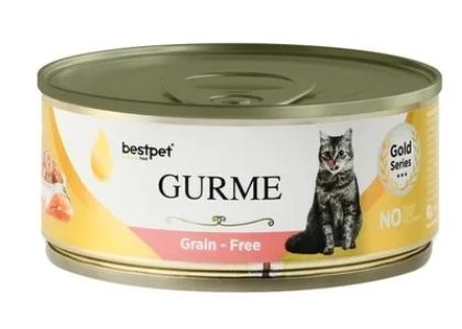 [8000325] Bestpet Gurme - Can 100 gm - For Sterilisd Cats - Salmon