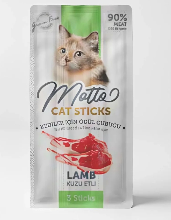 [8000340] Motto - Cat Sticks - 5 gm - 3 Pcs - Lamb