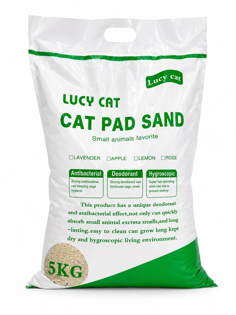 [8000350] Lucy Cat - Cat Litter - 5 Kg - Rose