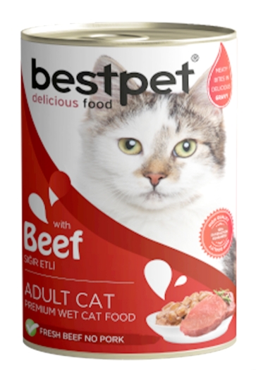 [8000384] Bestpet - Can 400 gm - Adult Cats - Beef