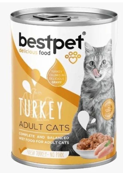 [8000387] Bestpet - Can 400 gm - Adult Cats - Turkey