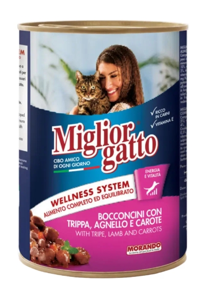 [8000442] Miglior Gatto - Can 400 gm - For Adult Cats - Lamb