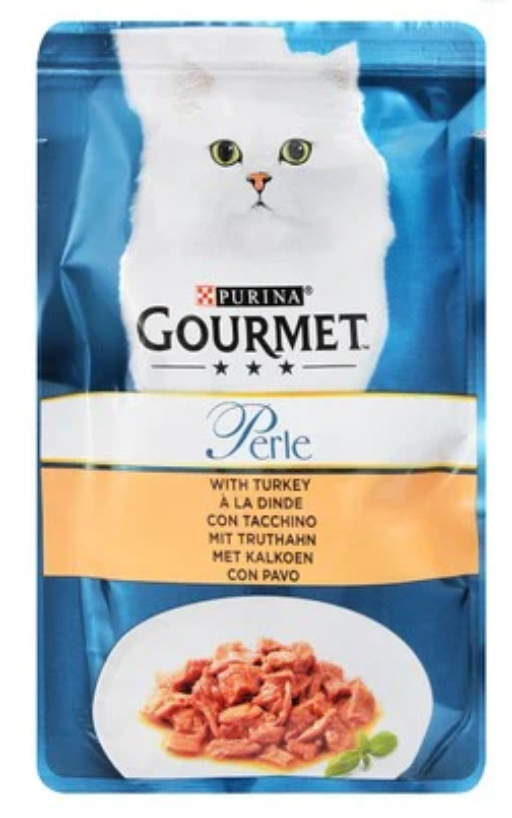 [8000451] Purina - Gourmet - Perle - Pouch 85 gm - Turkey stop..