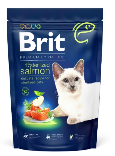 [8000463] Brit - Dry Food - For Cats - 300 gm - Sterilized - Salmon