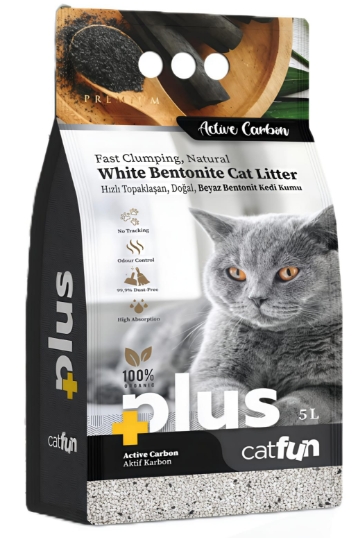 [8000465] Plus - Cat Fun - Cat Litter - 5 L - Active Carbon
