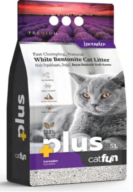 [8000466] Plus - Cat Fun - Cat Litter - 5 L - Lavender
