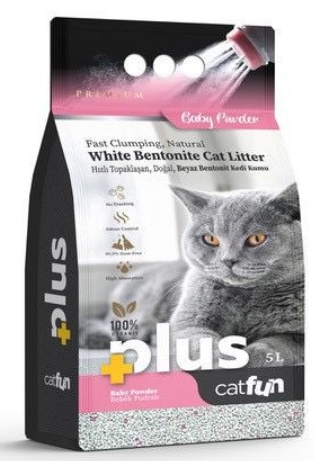 [8000467] Plus - Cat Fun - Cat Litter - 5 L - Baby Powdr