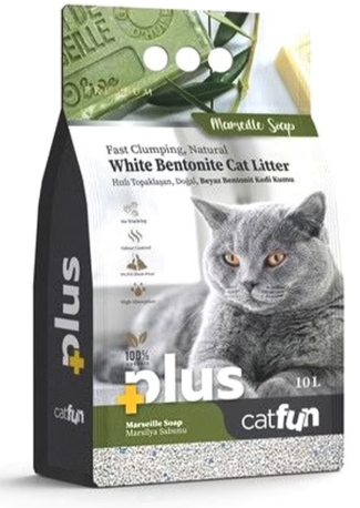 [8000471] Plus - Cat Fun - Cat Litter - 10 L - Marseille Soap