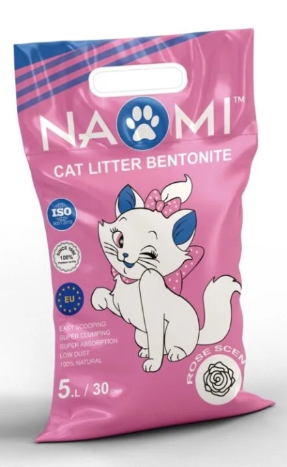 [8000476] Naomi - Cat Litter - Rose - 5 L