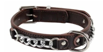 [YL85502-L A] Naomi - Dog Collar - Brown - L