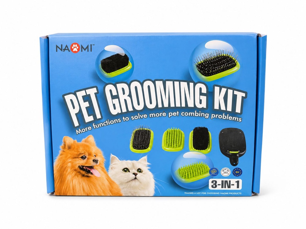 [YE109860] Naomi - Pet Grooming Kit ( 3-IN-1 )