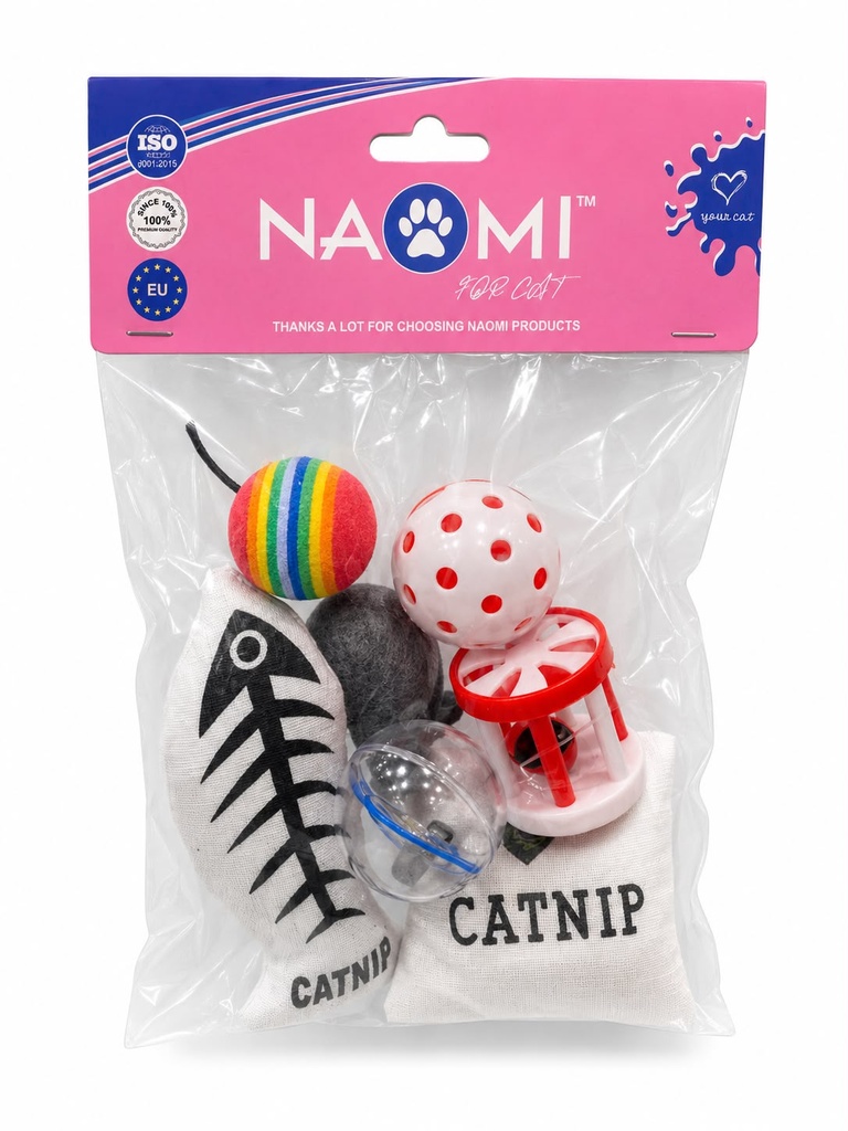 [8000537] Naomi - Cat Toys - Cats Love Catnip