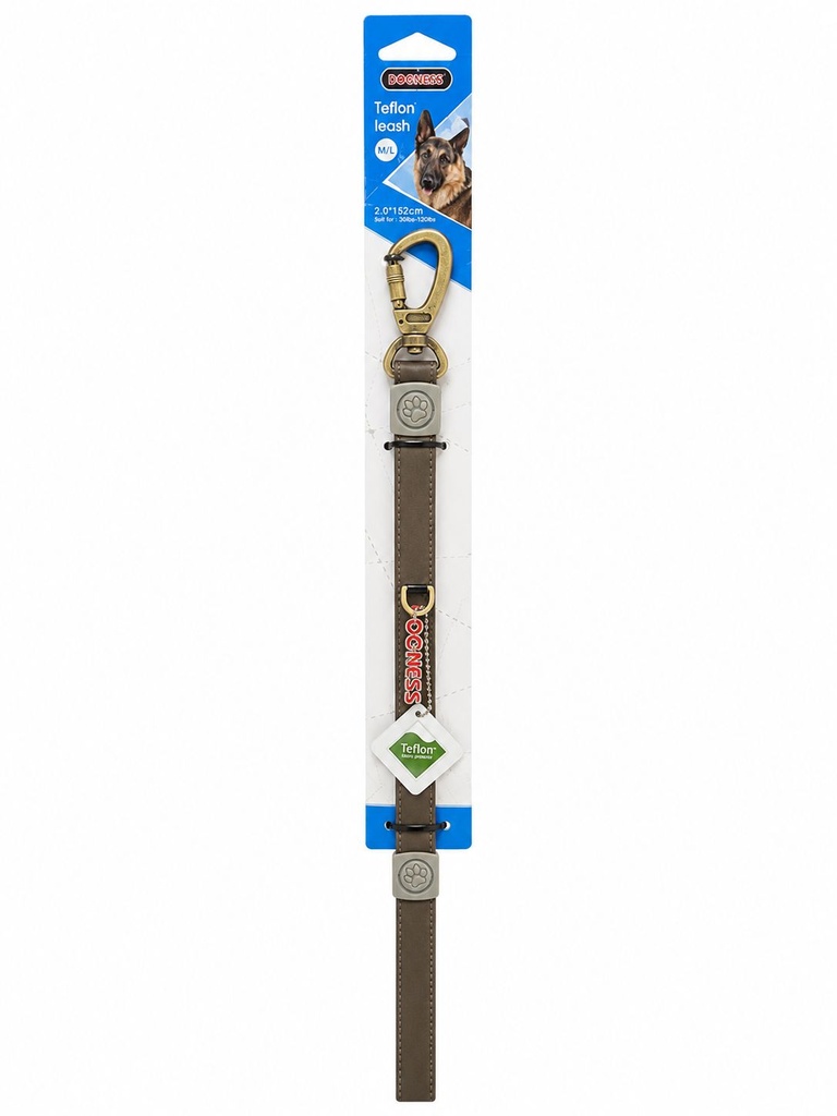 [8000591] Dogness - Elegant Leash - M/L - Brown