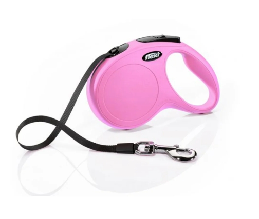 [8000613] Flexi - New Classic - M - 5M Tape 25 Kg - Pink