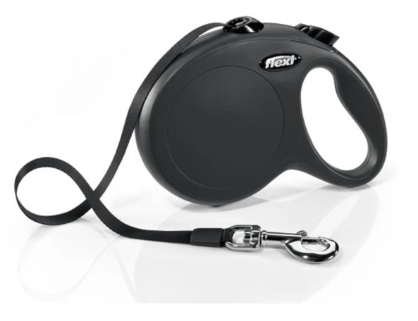 [8000618] Flexi - New Classic - L - 5M Tape 50 Kg - Black