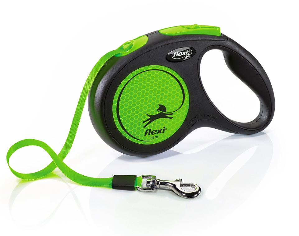 [8000623] Flexi - New Neon - S - 5M Tape 15 Kg - Green