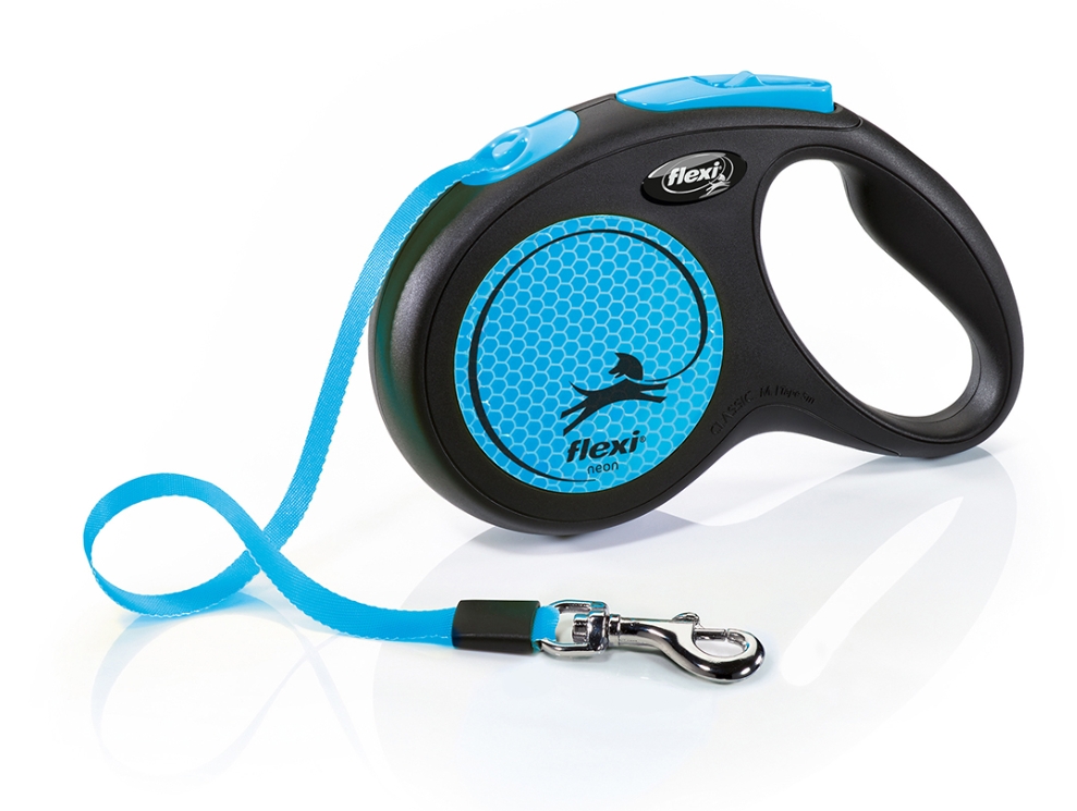 [8000626] Flexi - New Neon - M - 5M Tape 25 Kg - Blue