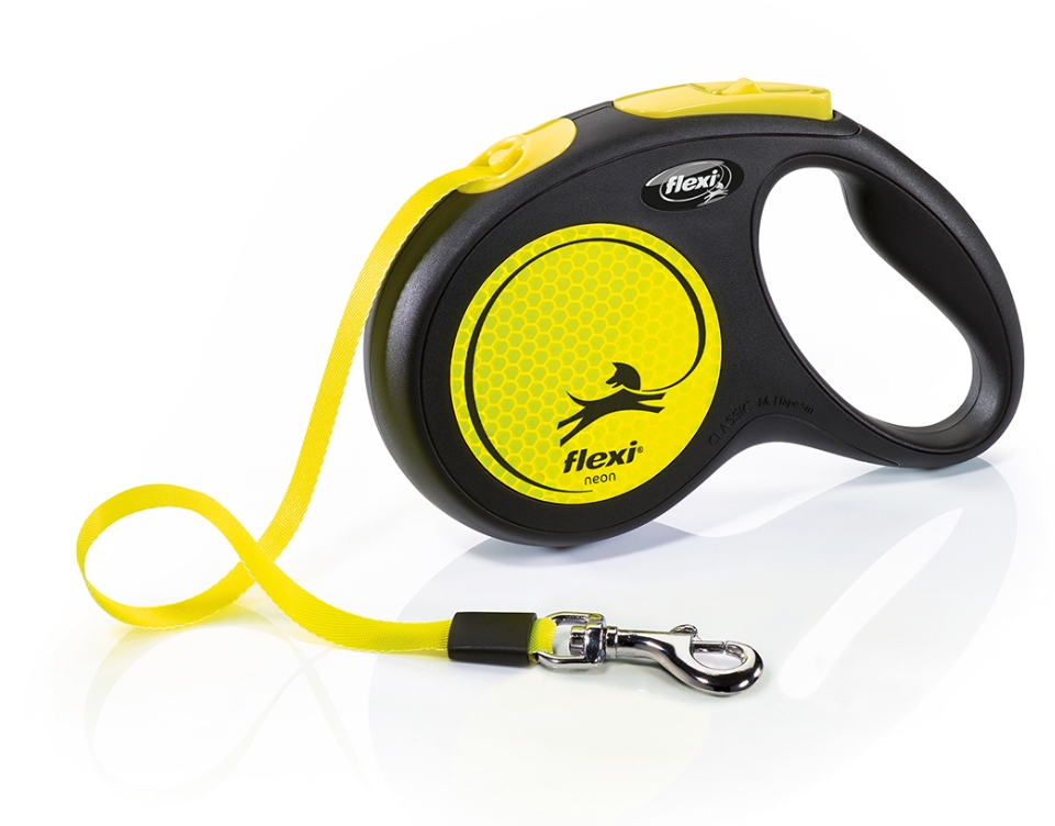 [8000627] Flexi - New Neon - M - 5M Tape 25 Kg - Yellow