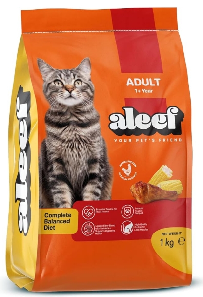 [8000666] Aleef - Dry Food - For Adult Cats - 1 kg - Chicken