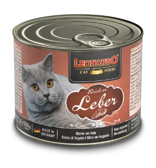 [8000678] Leonardo - Can 200 gm - Adult Cats - Leber
