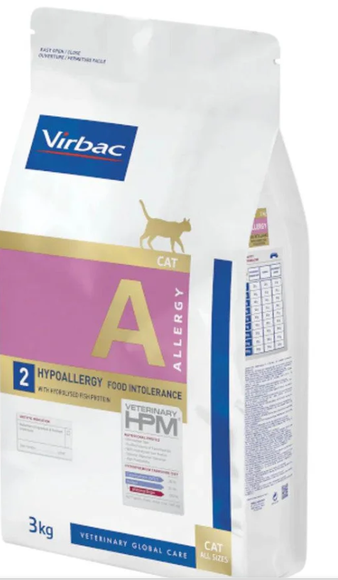 [8000704] Virbac - Dry Food - For Cats - 3 kg - Hypollergy