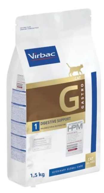 [8000709] Virbac - Dry Food - For Cats - 1.5 kg - Digestive Support