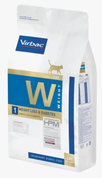 [8000713] Virbac - Dry Food - For Cats - 1.5 kg - Weight Loss & Diabetes