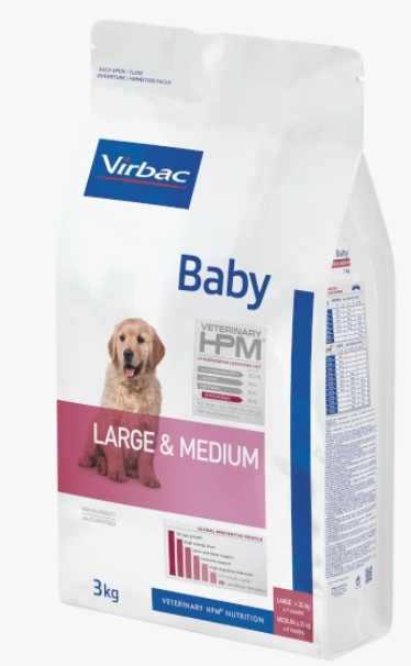 [8000719] Virbac - Dry Food - For Dogs - 3 kg - Baby Large & Medium