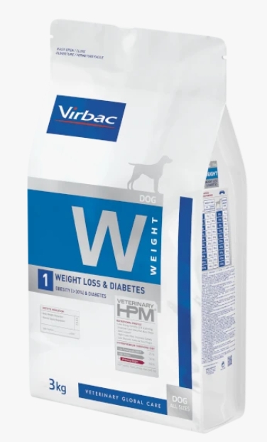 [8000723] Virbac - Dry Food - For Dogs - 3 kg - Weight Loss & Diabetes
