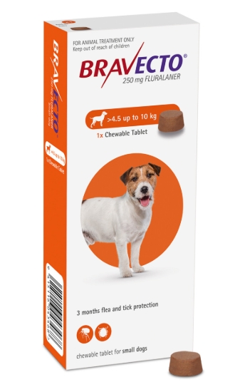 [8000743] Bravecto - Dogs Healthy - 4.5KG : 10KG - (250MG )