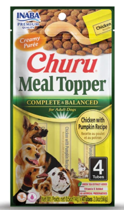 [8000751] Inaba - Churu - Dog Treats - 56 gm - Chicken With Pumpkin