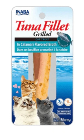 [8000798] Inaba - Cat Treats - Tuna Fillet - 15 gm - Calamari