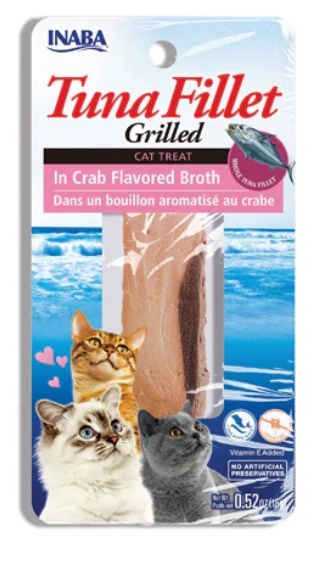 [8000801] Inaba - Cat Treats - Tuna Fillet - 15 gm - Crab
