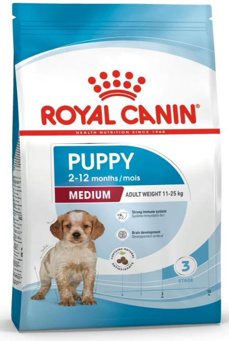 [8000813] Royal Canin - Dry Food - Medium Puppy - 4 KG
