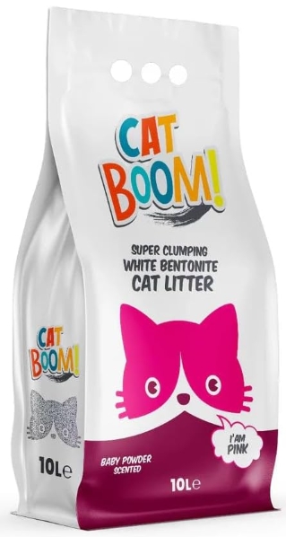 [8000820] Cat Boom - Cat Litter - 10 L - Baby Powder