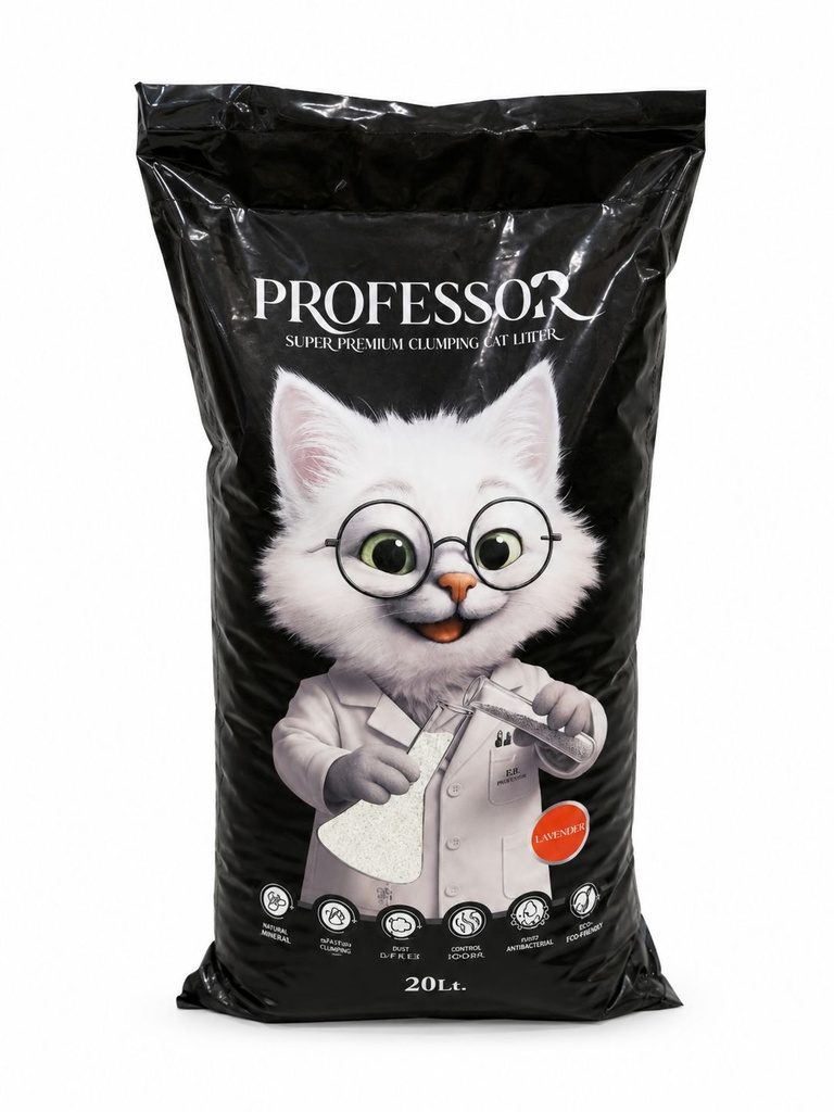 [3131] Professor - Cat Litter - 20 L - Lavender