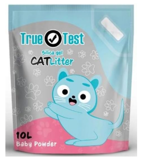 [8000836] True Test - Cat Litter - Silica Gel - 10 L - Baby Powder