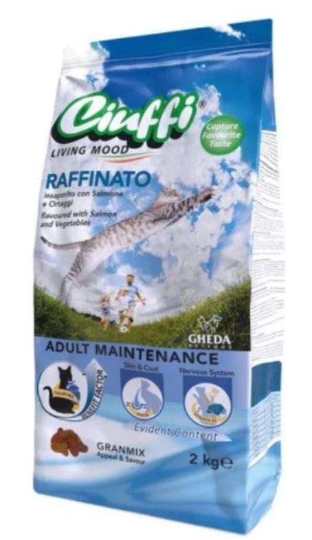[8000850] Ciuffi - Dry Food - For Adult Cats - 2 kg - Salmon