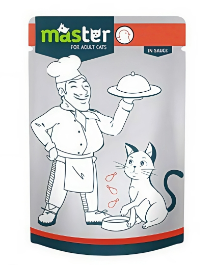 [8000876] Master - Cat Food - For Adult - Pouch 80 gm - White Meat Poltry