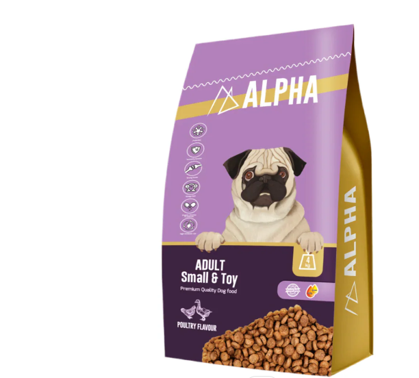[8000881] Alpha - Dry Food - For Puppy Dogs - 4 kg - small&toy -poultry