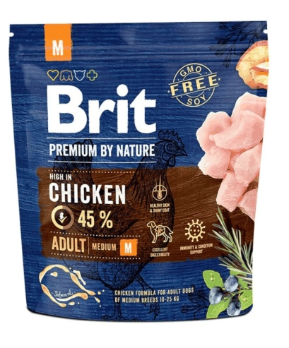 [344] Brit - Dry Food - For Dogs - 1 kg - Chicken